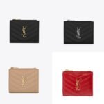 Yves Saint Laurent Monogram Zipped Card Case