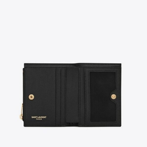 Yves Saint Laurent Monogram Zipped Card Case