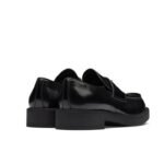 Prada Brushed leather loafers