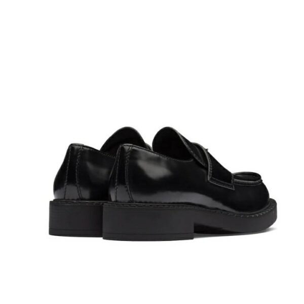 Prada Brushed leather loafers