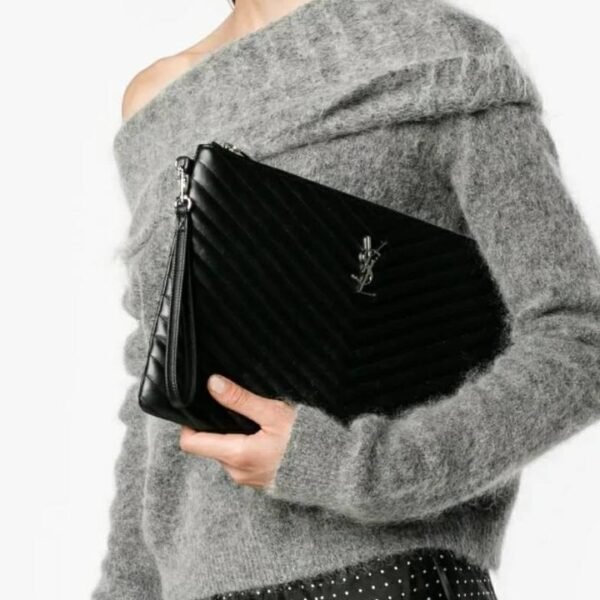 Yves Saint Laurent Monogram Tablet Pouch