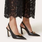 Valentino Roman Stud Slingback Pump