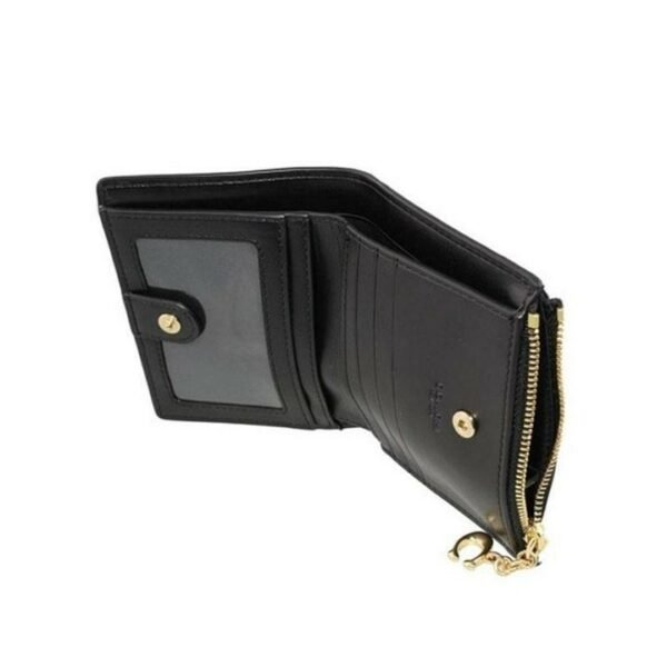 Coach Signature Snap Card Case Wallet