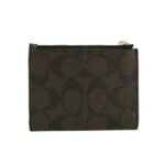 Coach Signature Snap Card Case Wallet
