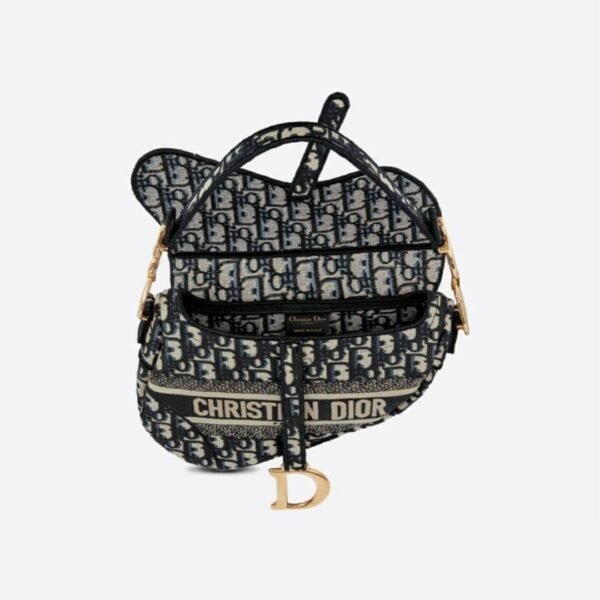 Christian Dior Saddle Bag Oblique Embroidery
