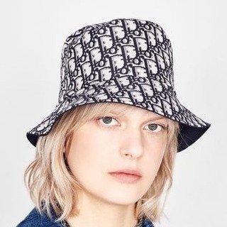 Christian Dior Reversible Teddy-D Small Brim Bucket Hat