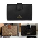 Coach Medium Crossgrain Zip Wallet
