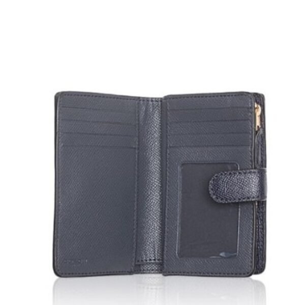 Coach Medium Crossgrain Zip Wallet