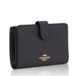 Coach Medium Crossgrain Zip Wallet