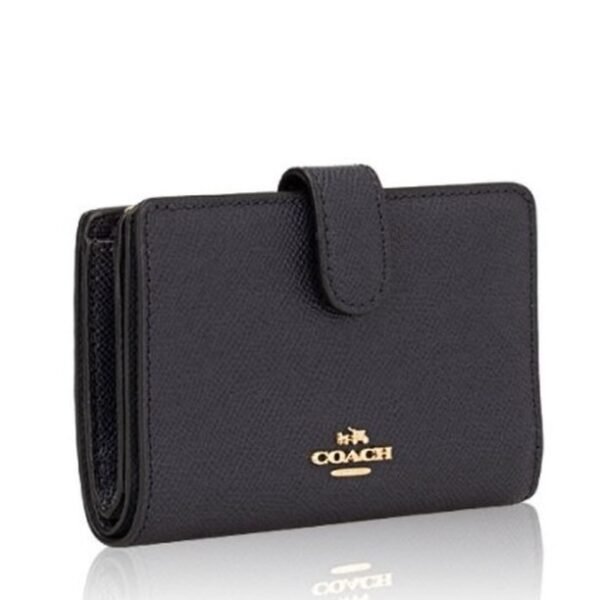 Coach Medium Crossgrain Zip Wallet