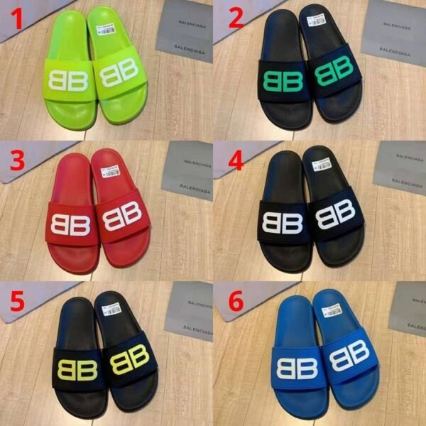 Balenciaga BB Logo Slides