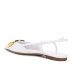 Valentino Vlogo Signature Calfskin Slingback Ballet Flat