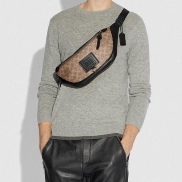 Coach Rivington Belt Bag In Signature Canvas