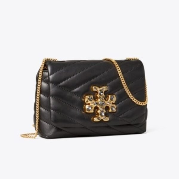 Tory Buech Kira Chevron Embellished Logo Mini Bag