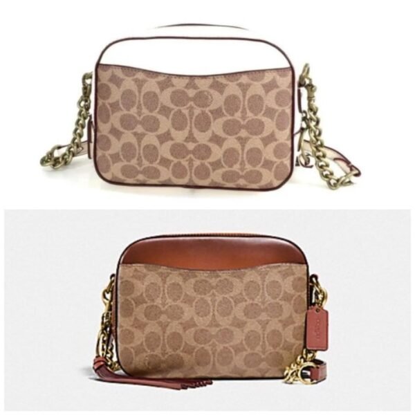 Coach Cowhide Camera Bag Shoulder