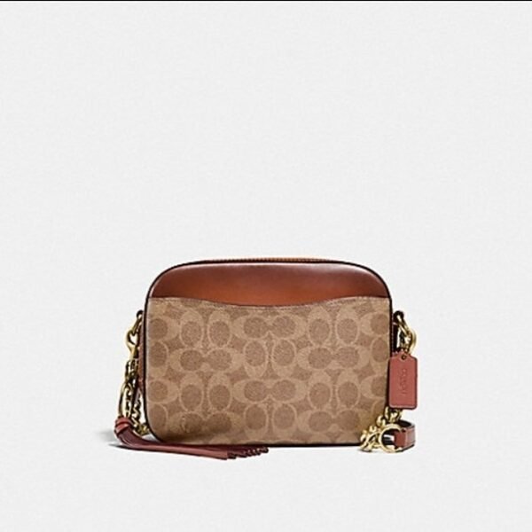 Coach Cowhide Camera Bag Shoulder