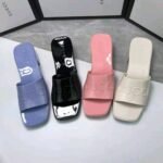 Gucci G- rubber slide sandal