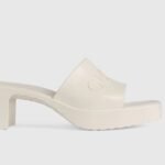 Gucci G- rubber slide sandal