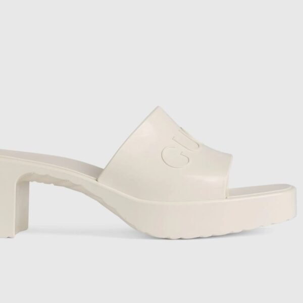 Gucci G- rubber slide sandal