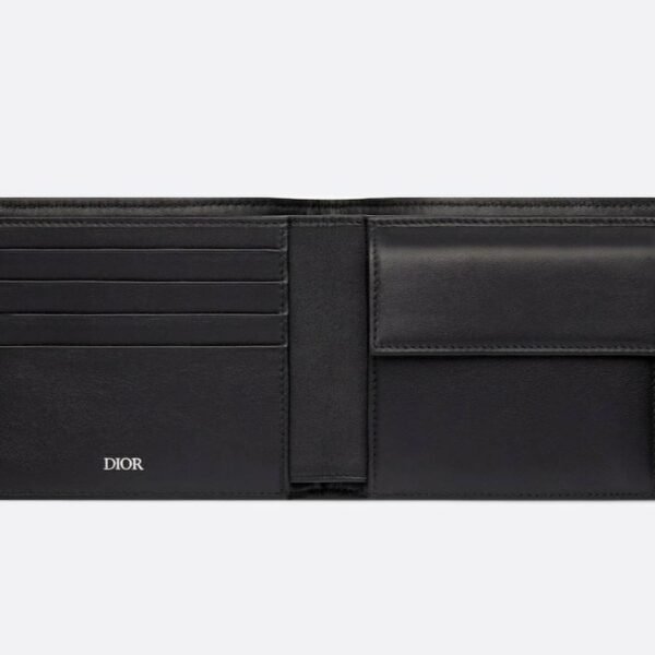 Christian Dior Compact Wallet Oblique Jacquard