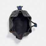 Coach Drawstring Marble Bag In Signature Jacquard