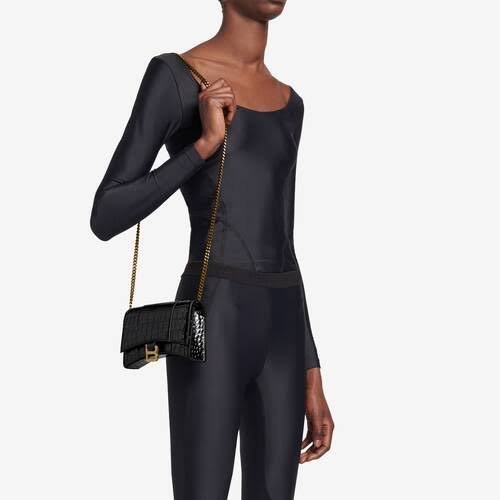 Balenciaga Hourglass wallet on chain