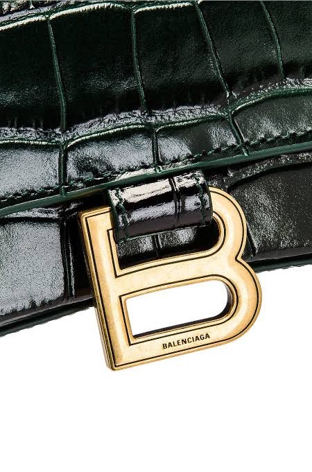 Balenciaga Hourglass wallet on chain