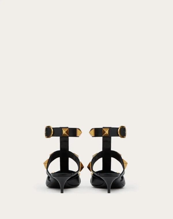 Valentino Roman stud leather mules