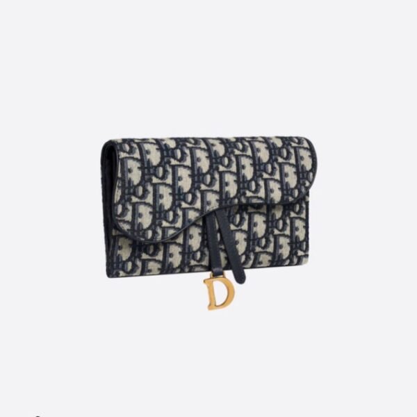 Christian Dior Long Saddle Wallet on Chain