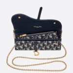 Christian Dior Long Saddle Wallet on Chain