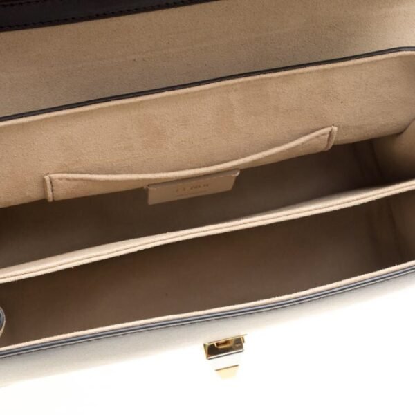 Fendi Logo Embossed Top Handle