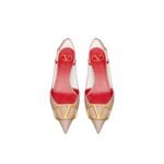 Valentino Vlogo Signature Calfskin Slingback Pump