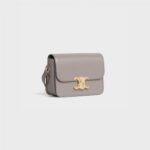 Celine Teen Triomphe Bag In Shiny Calfskin