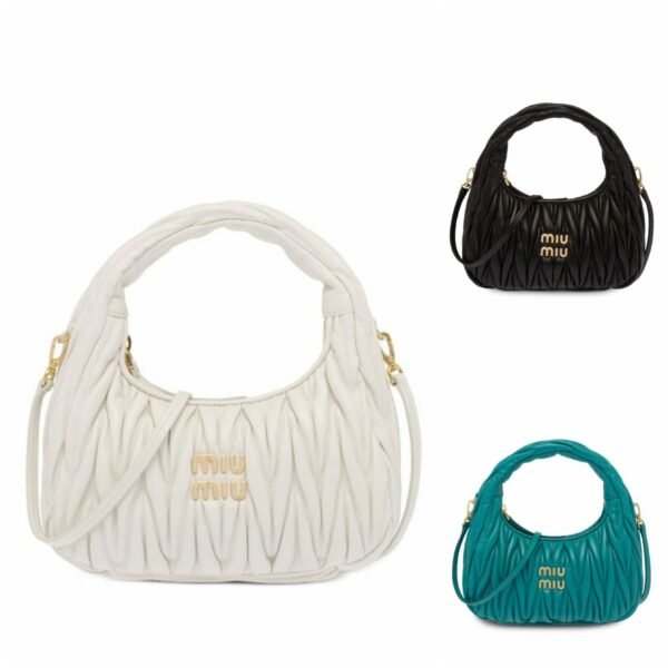 Miu Miu Wander Matelasse Mini Hobo Bag