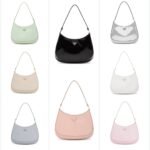 Prada Cleo Brushed Leather Shoulder Bag