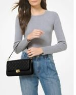 Michael Kors Woven Bill Top Handle