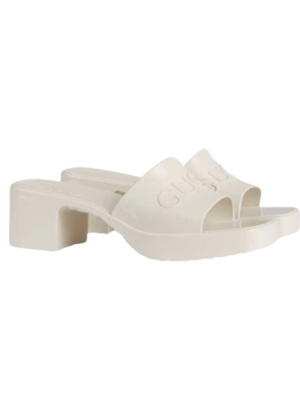 Gucci G- rubber slide sandal