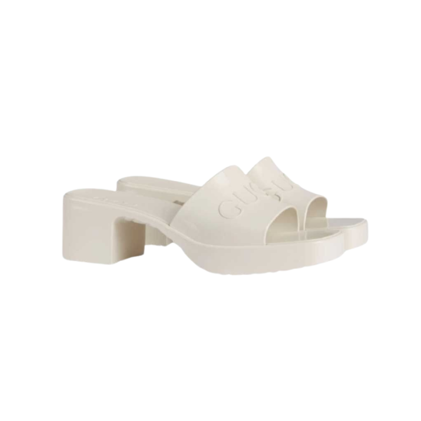 Gucci G- rubber slide sandal