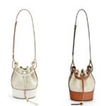 Loewe Baloon Bag In Anagram Jacquard and Calfskin