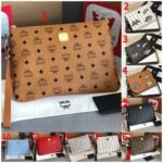 MCM Wrislet Zip Pouch in Visetos