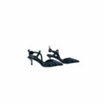 Fendi Colibri Lite Medium Heel Blue FF Chenille Slingback Pump