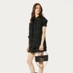 Valentino Loco Calfskin Shoulder Bag