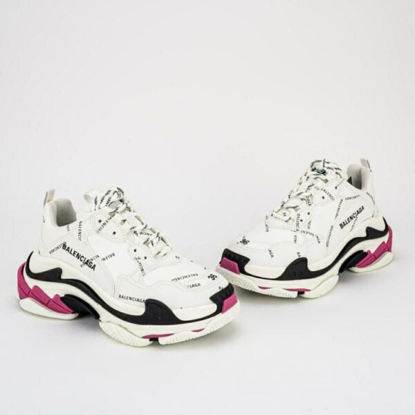 Balenciaga All Over Logo Triple S Trainers
