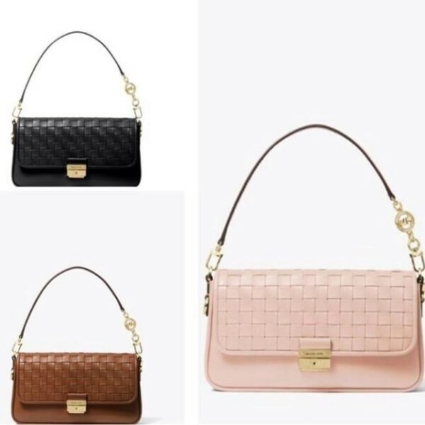 Michael Kors Woven Bill Top Handle