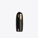 Yves Saint Laurent Monogram Compact Zip Around Wallet
