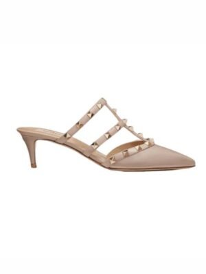 Valentino Rockstud Mules Heels 5cm