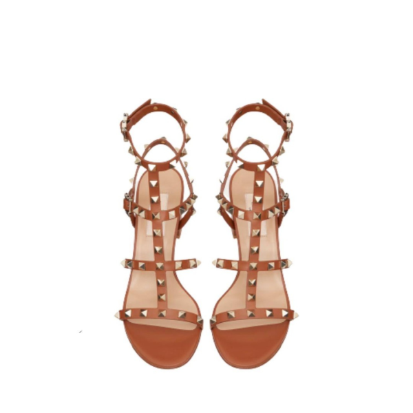 Valentino Rockstud Ankle Strap Sandal