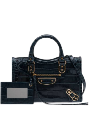 Balenciaga City Edge Croco