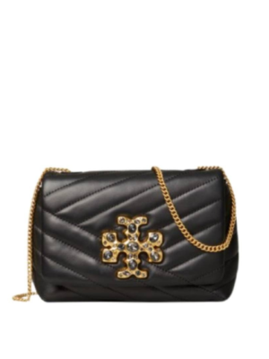 Tory Buech Kira Chevron Embellished Logo Mini Bag