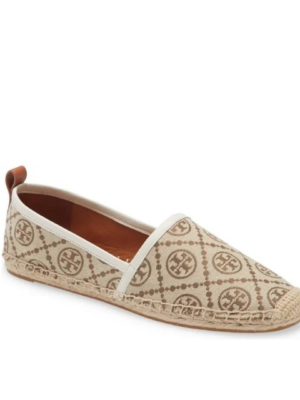 Tory Burch T Monogram Espadrille Flat